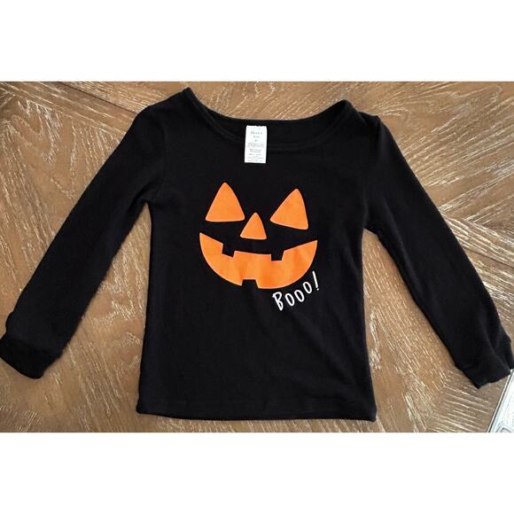 NWOT-Modern Kids "Boo" Pumpkin Long Sleeve Shirt-Size 4T - Picture 1 of 7